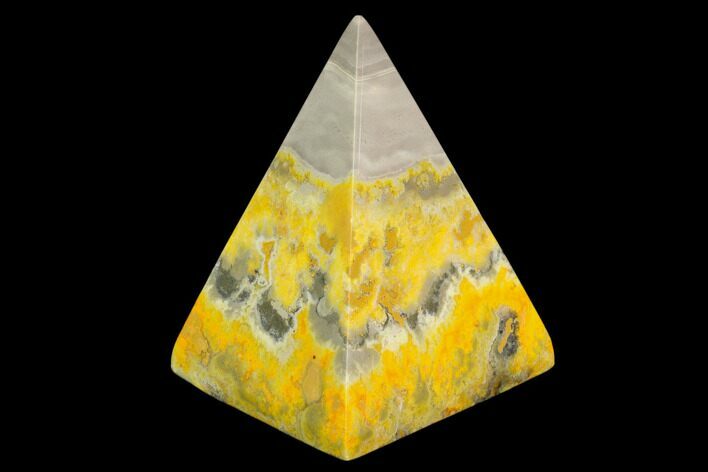 Polished Bumblebee Jasper Pyramid - Indonesia #114994